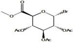 1 Bromo 2,3,4 tri O acetyl a D glucuronide methyl ester 1% CaCO3