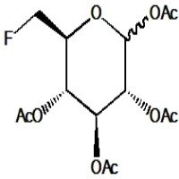 1,2,3,4 Tetra O acetyl 6 deoxy 6 fluoro D glucopyranose