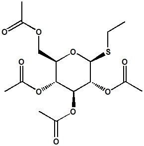 Ethyl 2,3,4,6 tetra O acetyl β D thioglucopyranoside