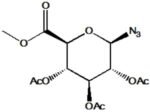 Methyl 2,3,4 tri O acetyl b D glucopyranuronosyl azide (1)